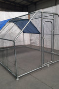 New Flat Top Dog & Animal Cage Coop 12.5 x 9 FT – Walk - In Metal Enclosure – SKU626231 - with | Sold by Uncle Wiener's Wholesale