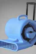 Floor dryer fan with wheels and handle

High-velocity air mover for job sites

Blue industrial carpet dryer fan in use

Heavy-duty blower fan for water damage

Portable air mover fan on wheels