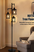 modern black 3-light LED floor lamp with mesh cage shades

dimmable industrial floor lamp with adjustable heads in living room

three-head stepless dimmable floor lamp for bedroom lighting

industrial style floor lamp with warm LED bulbs included

