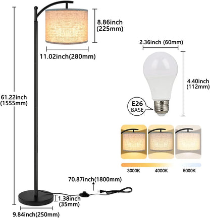 “Beige Floor Lamp with Fabric Shade for Bedroom or Living Room”

“3-Color Mode LED Floor Lamp – Minimalist Design”

“Warm White Standing Lamp with 3000K Eye-Friendly Light”