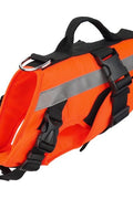 New Fluorescent Orange Dog Life Jacket – High - Visibility Pet Safety Vest for Swimming & Boating - with Medium 42×42 cm | Sold by Uncle Wiener's Wholesale