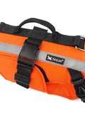 New Fluorescent Orange Dog Life Jacket – High - Visibility Pet Safety Vest for Swimming & Boating - with Medium 42×42 cm | Sold by Uncle Wiener's Wholesale