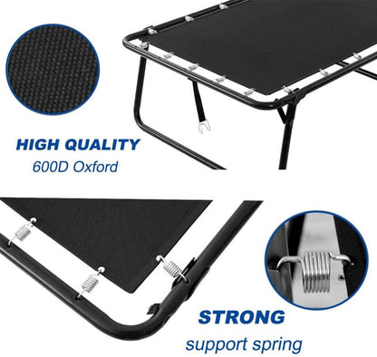 Fold-Out Guest Bed Cot with 3-Inch Memory Foam Mattress ��� Portable Sleeping Cot for Home, Office, or 