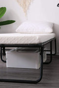 Fold-Out Guest Bed Cot with 3-Inch Memory Foam Mattress ��� Portable Sleeping Cot for Home, Office, or 