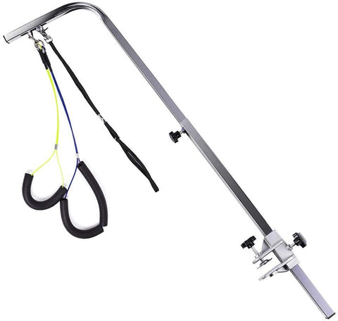 New Foldable Pet Grooming Table Arm Holder – Adjustable & Portable Clamp - On Restraint for Dogs & Cats GT1002 - with | Sold by Uncle Wiener's Wholesale