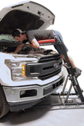 S1137 Foldable Topside Automotive Creeper with Adjustable Height and Padded Deck
