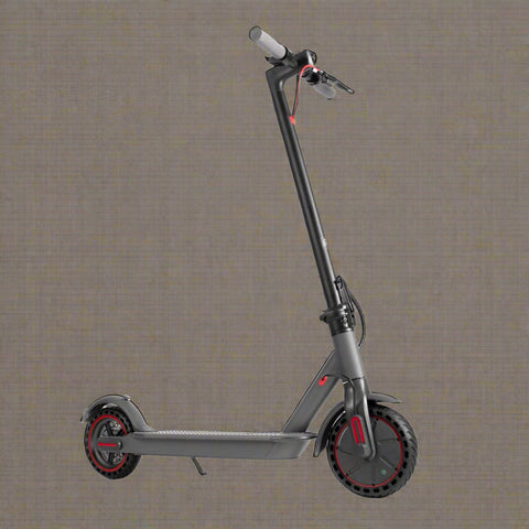 “Folding electric scooter with 8.5-inch tires and 250W motor”

“Black electric scooter folded for compact storage”

“Side view of lightweight commuter e-scooter for adults”

“Close-up of scooter handlebar with cruise control”

“Electric scooter parked for city commuting”

