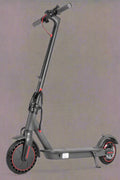 “Folding electric scooter with 8.5-inch tires and 250W motor”

“Black electric scooter folded for compact storage”

“Side view of lightweight commuter e-scooter for adults”

“Close-up of scooter handlebar with cruise control”

“Electric scooter parked for city commuting”

