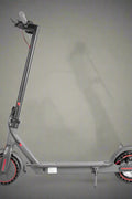 “Folding electric scooter with 8.5-inch tires and 250W motor”

“Black electric scooter folded for compact storage”

“Side view of lightweight commuter e-scooter for adults”

“Close-up of scooter handlebar with cruise control”

“Electric scooter parked for city commuting”

