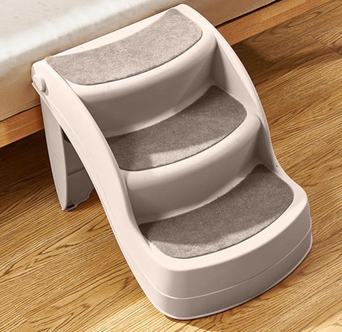 New Folding Pet Stairs Dog Steps for Small Dogs & Cats – Lightweight & Portable| NPL1022 - with | Sold by Uncle Wiener's Wholesale