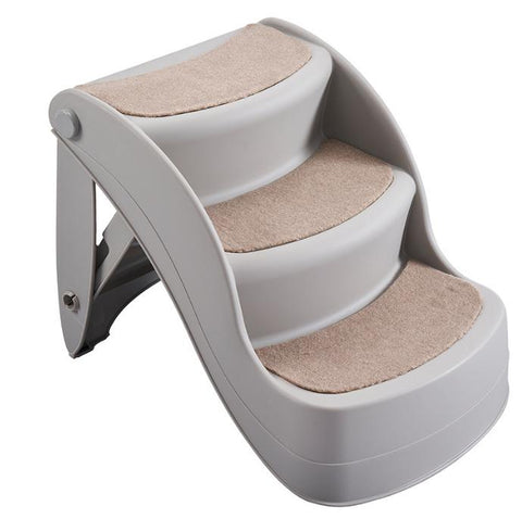 New Folding Pet Stairs Dog Steps for Small Dogs & Cats – Lightweight & Portable| NPL1022 - with | Sold by Uncle Wiener's Wholesale