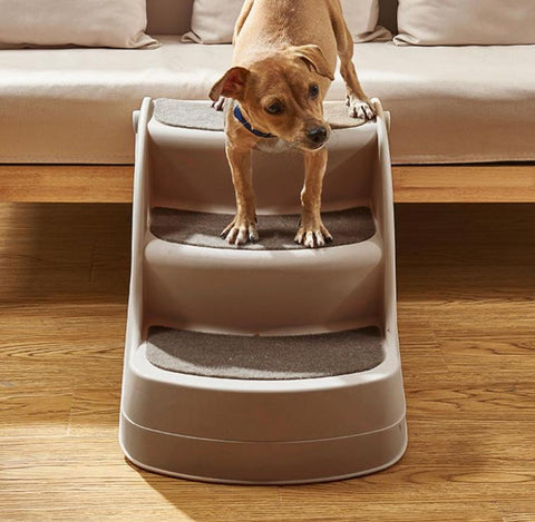 New Folding Pet Stairs Dog Steps for Small Dogs & Cats – Lightweight & Portable| NPL1022 - with | Sold by Uncle Wiener's Wholesale