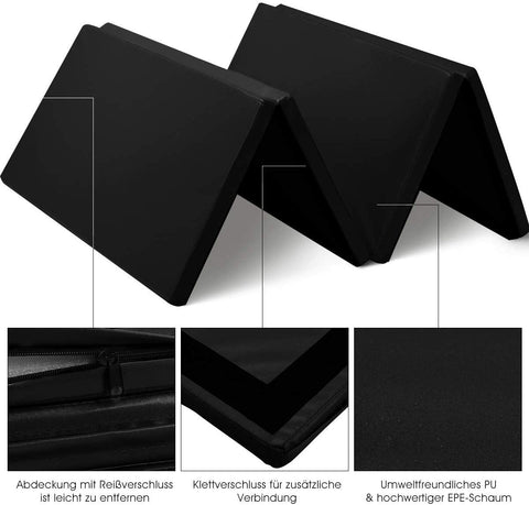Foldable 4x8 Ft Yoga Mat in Multi-Color

Tri-Fold Thick Exercise Mat for Home Gym

Durable EPE Foam Fitness Mat

Water-Resistant Workout Mat with Handle

Home Use Folding Gymnastics Mat

Child practicing on colorful foam mat

Folded yoga mat stored neatly

Multi-use mat in home workout setup