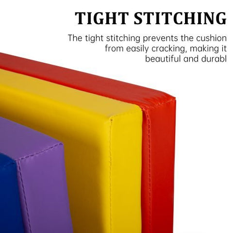 Foldable 4x8 Ft Yoga Mat in Multi-Color

Tri-Fold Thick Exercise Mat for Home Gym

Durable EPE Foam Fitness Mat

Water-Resistant Workout Mat with Handle

Home Use Folding Gymnastics Mat

Child practicing on colorful foam mat

Folded yoga mat stored neatly

Multi-use mat in home workout setup