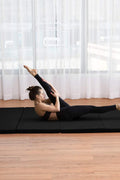 Foldable 4x8 Ft Yoga Mat in Multi-Color

Tri-Fold Thick Exercise Mat for Home Gym

Durable EPE Foam Fitness Mat

Water-Resistant Workout Mat with Handle

Home Use Folding Gymnastics Mat

Child practicing on colorful foam mat

Folded yoga mat stored neatly

Multi-use mat in home workout setup