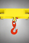 Forklift swivel hoist jib with 2246 lbs lifting capacity
Heavy-duty yellow fork jib attachment for skid steer
Industrial lifting hook for forklift with double fork mount
Forklift attachment swivel hoist powder-coated yellow
Skid steer compatible swivel fork jib for heavy loads