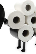 New Free Standing Sheep Toilet Roll Holder – Fun Bathroom Tissue Storage Rack - with | Sold by Uncle Wiener's Wholesale