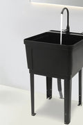 New Freestanding Utility Laundry Sink with Faucet – Durable Heavy - Duty Laundry Tub for Home & Garage 857471 - with | Sold by Uncle Wiener's Wholesale