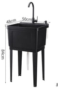 New Freestanding Utility Laundry Sink with Faucet – Durable Heavy - Duty Laundry Tub for Home & Garage 857471 - with | Sold by Uncle Wiener's Wholesale