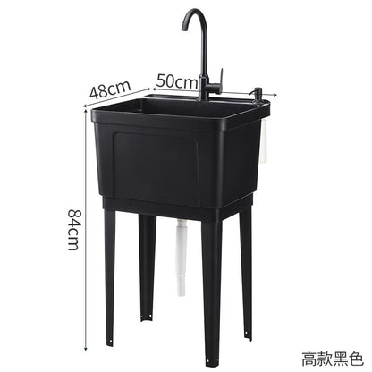 New Freestanding Utility Laundry Sink with Faucet – Durable Heavy - Duty Laundry Tub for Home & Garage 857471 - with | Sold by Uncle Wiener's Wholesale