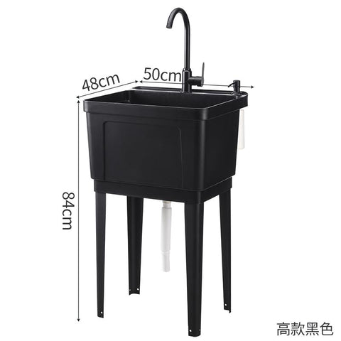 New Freestanding Utility Laundry Sink with Faucet – Durable Heavy - Duty Laundry Tub for Home & Garage 857471 - with | Sold by Uncle Wiener's Wholesale