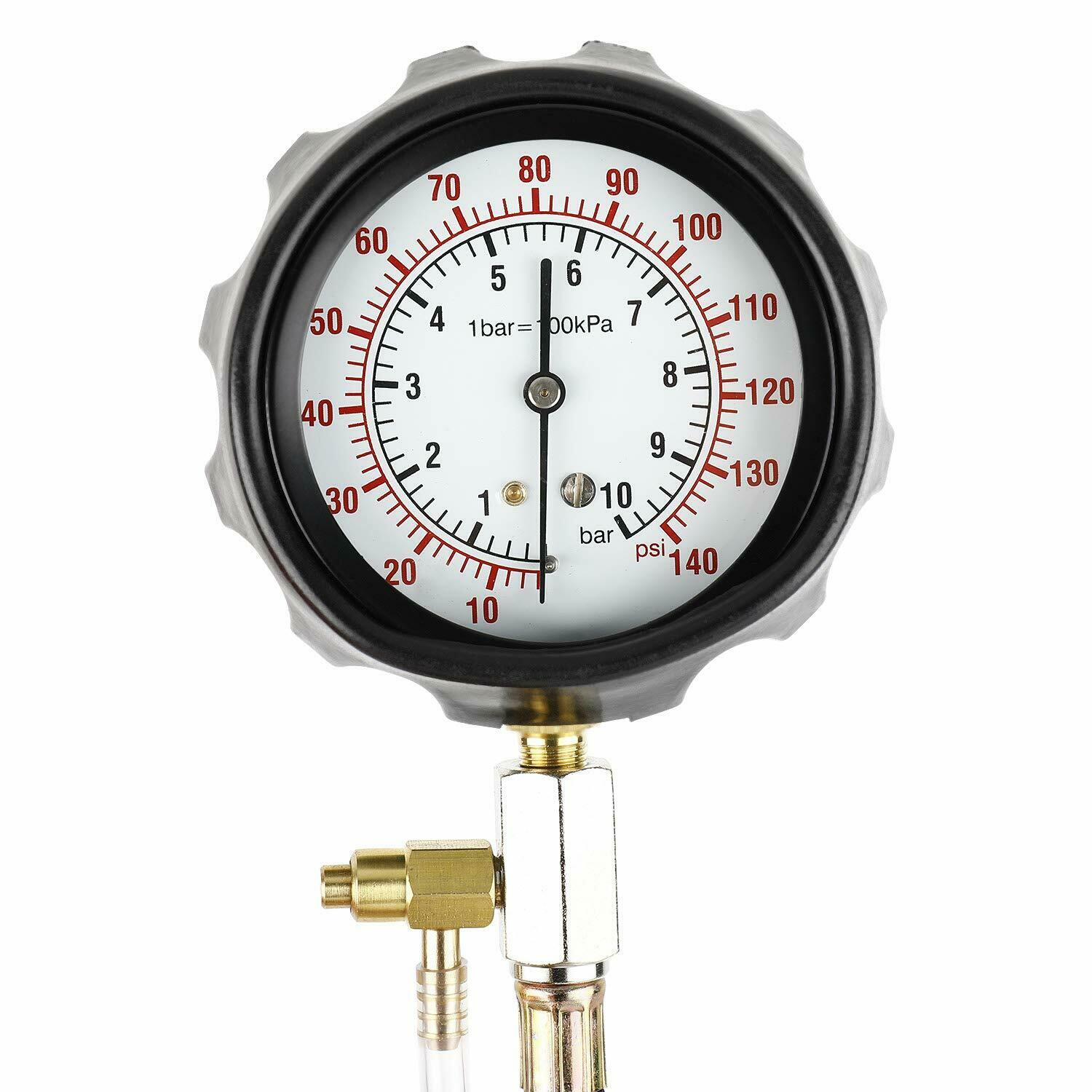 NEW Fuel Injector Pump Pressure Tester Kit TU114 – Universal Fuel Injection Gauge Set 0–140 PSI with Adapters & Carry Case - with | Sold by Uncle Wiener's Wholesale