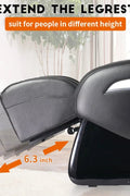 Black heated full-body massage chair with airbags and USB port
Close-up of foot rollers on EC55 massage chair
Airbag placement on full-body massage recliner
Side view of EC55 massage chair in living room