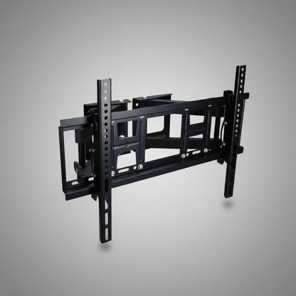 "Full motion TV wall mount for 26-70 inch screens"

"Swivel and tilt articulating TV bracket"

"VESA-compatible wall mount with cable management"

"Black steel universal wall bracket for flat-screen TVs"
