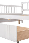 New Full Size Wooden Daybed with 2 Storage Drawers – Modern Solid Wood Bed Frame for Bedroom or Guest Room B0CQT5XXMF - with | Sold by Uncle Wiener's Wholesale