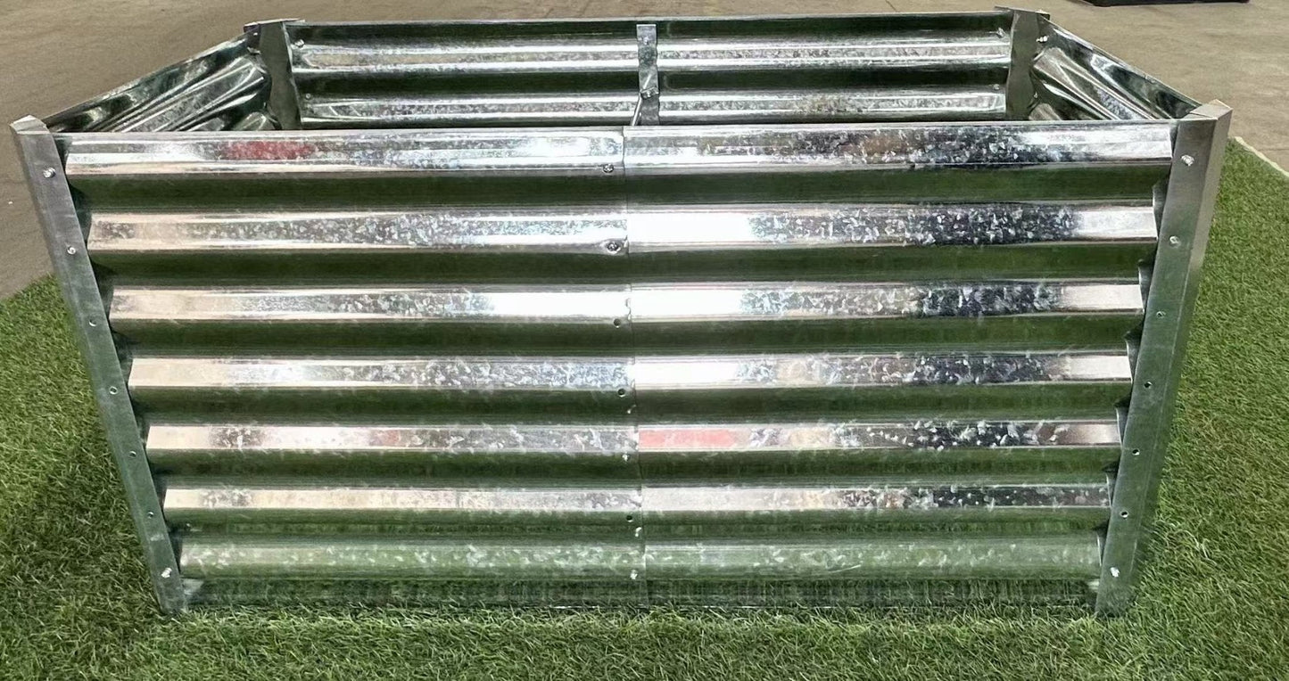 Galvanized Rectangle Raised Garden Bed for Outdoor Growing

Rust-Resistant Metal Planter Box for Vegetables and Herbs

Durable Outdoor Garden Bed for Backyard Gardening