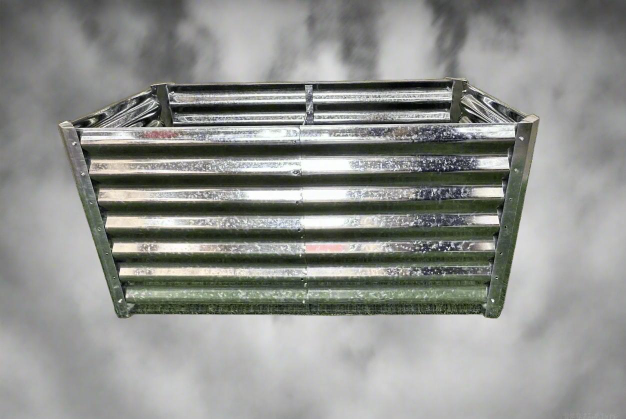 Galvanized Rectangle Raised Garden Bed for Outdoor Growing

Rust-Resistant Metal Planter Box for Vegetables and Herbs

Durable Outdoor Garden Bed for Backyard Gardening