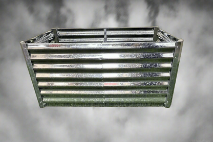 Galvanized Rectangle Raised Garden Bed for Outdoor Growing

Rust-Resistant Metal Planter Box for Vegetables and Herbs

Durable Outdoor Garden Bed for Backyard Gardening