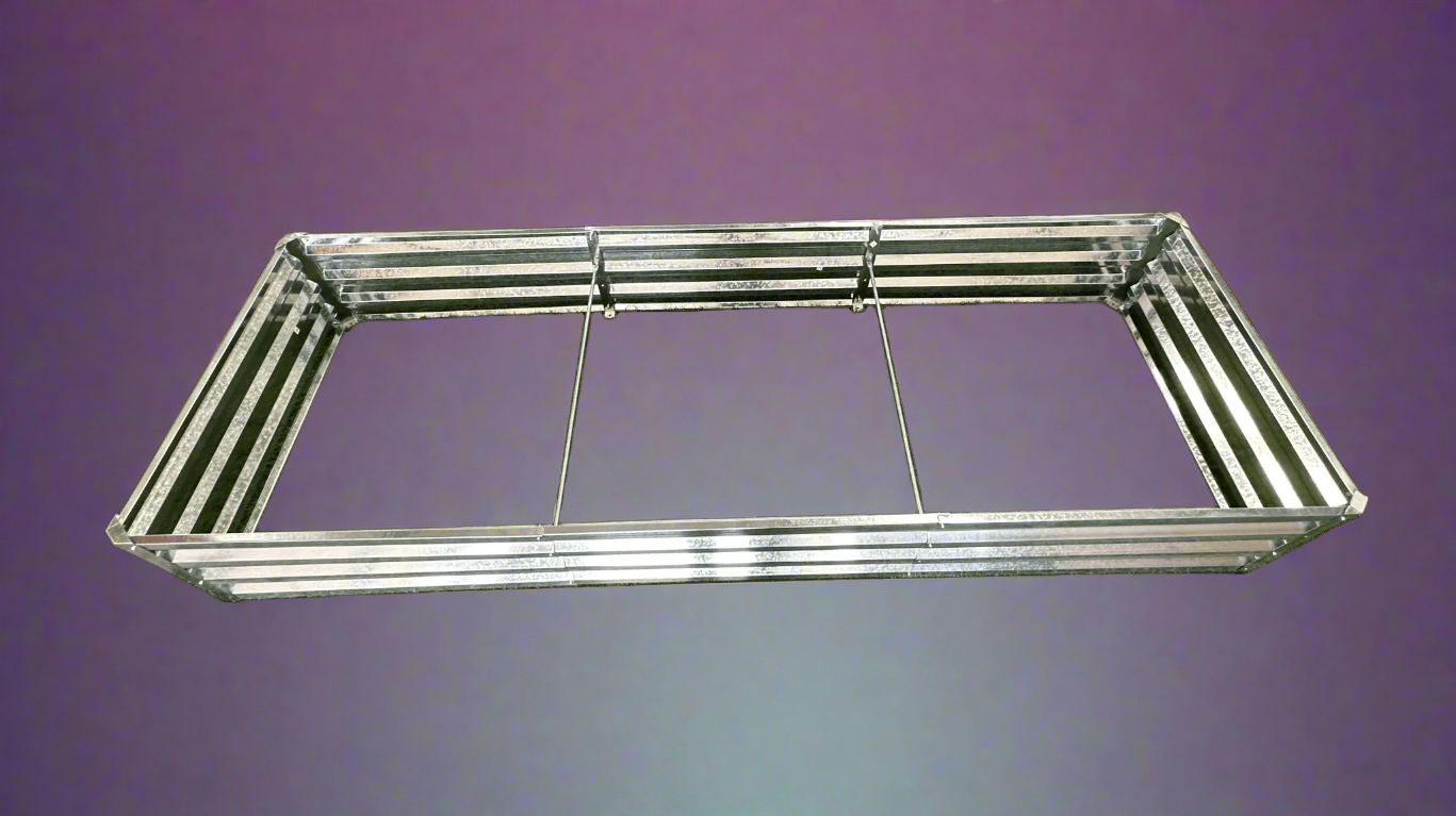 Galvanized Rectangle Raised Garden Bed for Outdoor Growing

Rust-Resistant Metal Planter Box for Vegetables and Herbs

Durable Outdoor Garden Bed for Backyard Gardening