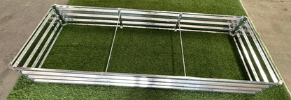 Galvanized Rectangle Raised Garden Bed for Outdoor Growing

Rust-Resistant Metal Planter Box for Vegetables and Herbs

Durable Outdoor Garden Bed for Backyard Gardening