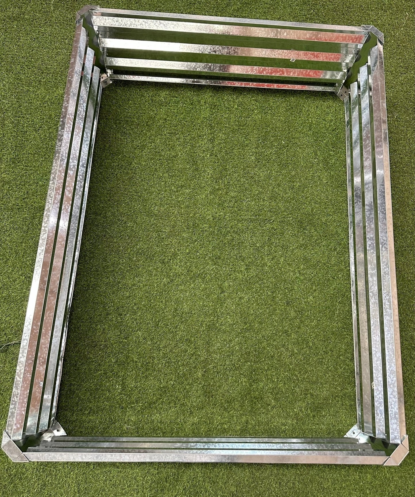 NEW GALVANZIED RECTANGLE RAISED GARDEN PLANTER - with 4 FT X 3 FT X 1 FT | Sold by Uncle Wiener's Wholesale