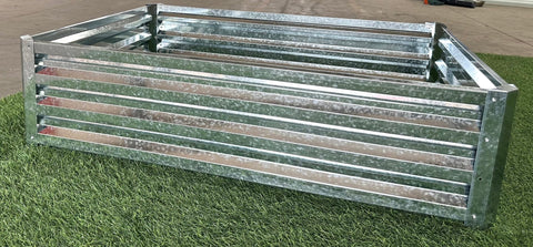 Galvanized Rectangle Raised Garden Bed for Outdoor Growing

Rust-Resistant Metal Planter Box for Vegetables and Herbs

Durable Outdoor Garden Bed for Backyard Gardening