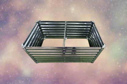 Galvanized Rectangle Raised Garden Bed for Outdoor Growing

Rust-Resistant Metal Planter Box for Vegetables and Herbs

Durable Outdoor Garden Bed for Backyard Gardening