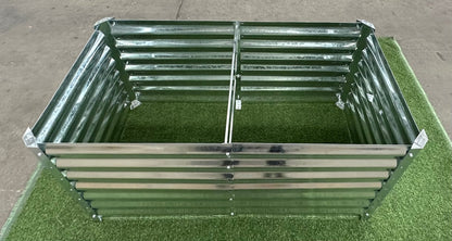 Galvanized Rectangle Raised Garden Bed for Outdoor Growing

Rust-Resistant Metal Planter Box for Vegetables and Herbs

Durable Outdoor Garden Bed for Backyard Gardening