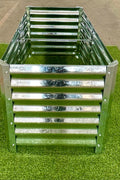 Galvanized Rectangle Raised Garden Bed for Outdoor Growing

Rust-Resistant Metal Planter Box for Vegetables and Herbs

Durable Outdoor Garden Bed for Backyard Gardening