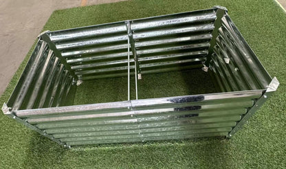 Galvanized Rectangle Raised Garden Bed for Outdoor Growing

Rust-Resistant Metal Planter Box for Vegetables and Herbs

Durable Outdoor Garden Bed for Backyard Gardening