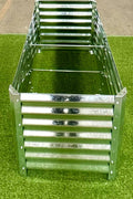 Galvanized Rectangle Raised Garden Bed for Outdoor Growing

Rust-Resistant Metal Planter Box for Vegetables and Herbs

Durable Outdoor Garden Bed for Backyard Gardening