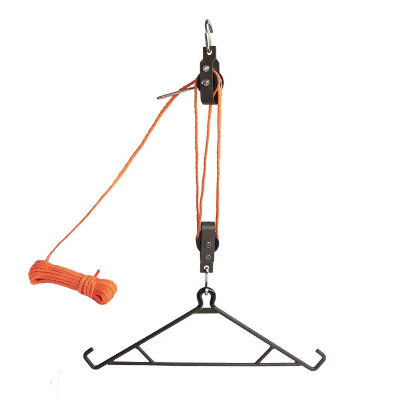 New Gambrel Hoist Pulley Lever for Hunting & Garage, 39 FT 4:1 Lift System – GH01341 - with | Sold by Uncle Wiener's Wholesale