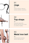 NEW Garden Bird Metal Wind Chime S3121 – Handcrafted Copper & Aluminum Chime - with | Sold by Uncle Wiener's Wholesale