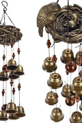 NEW Garden Birds Nest Wind Chime 12 Wind Bells S3120 – Soothing Copper Alloy Chime - with | Sold by Uncle Wiener's Wholesale