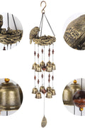 NEW Garden Birds Nest Wind Chime 12 Wind Bells S3120 – Soothing Copper Alloy Chime - with | Sold by Uncle Wiener's Wholesale