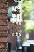 NEW Garden Birds Nest Wind Chime 12 Wind Bells S3120 – Soothing Copper Alloy Chime - with | Sold by Uncle Wiener's Wholesale