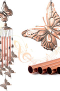 NEW Garden Butterfly Metal Wind Chimes ��� Handcrafted Aluminum Tub" (S3122) - with | Sold by Uncle Wiener's Wholesale