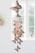 NEW Garden Butterfly Metal Wind Chimes ��� Handcrafted Aluminum Tub" (S3122) - with | Sold by Uncle Wiener's Wholesale