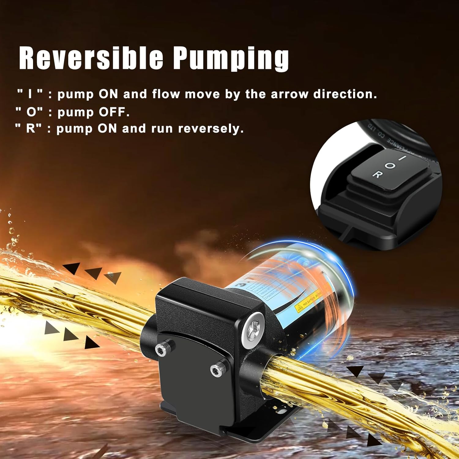 12V Fuel Transfer Pump Kit – Model S1209 with Clamps and Hose
Portable Diesel and Gas Pump – 12V Alligator Clip Power Connection
Gas & Diesel 12V Pump with Forward and Reverse Switch Control