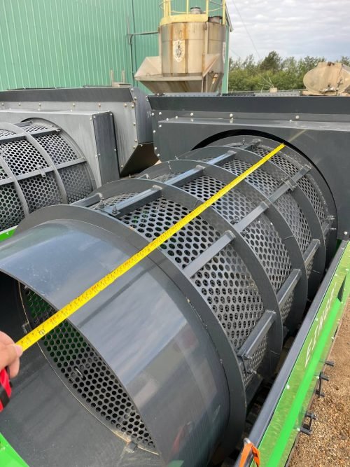 GF480 trommel screener 48-inch drum with soil hopper
Heavy-duty 480V 3-phase rock and compost screener
Forklift portable soil screener with folding legs
Industrial drum screen with mesh and vibration motor
Topsoil and gravel screening machine for landscaping use